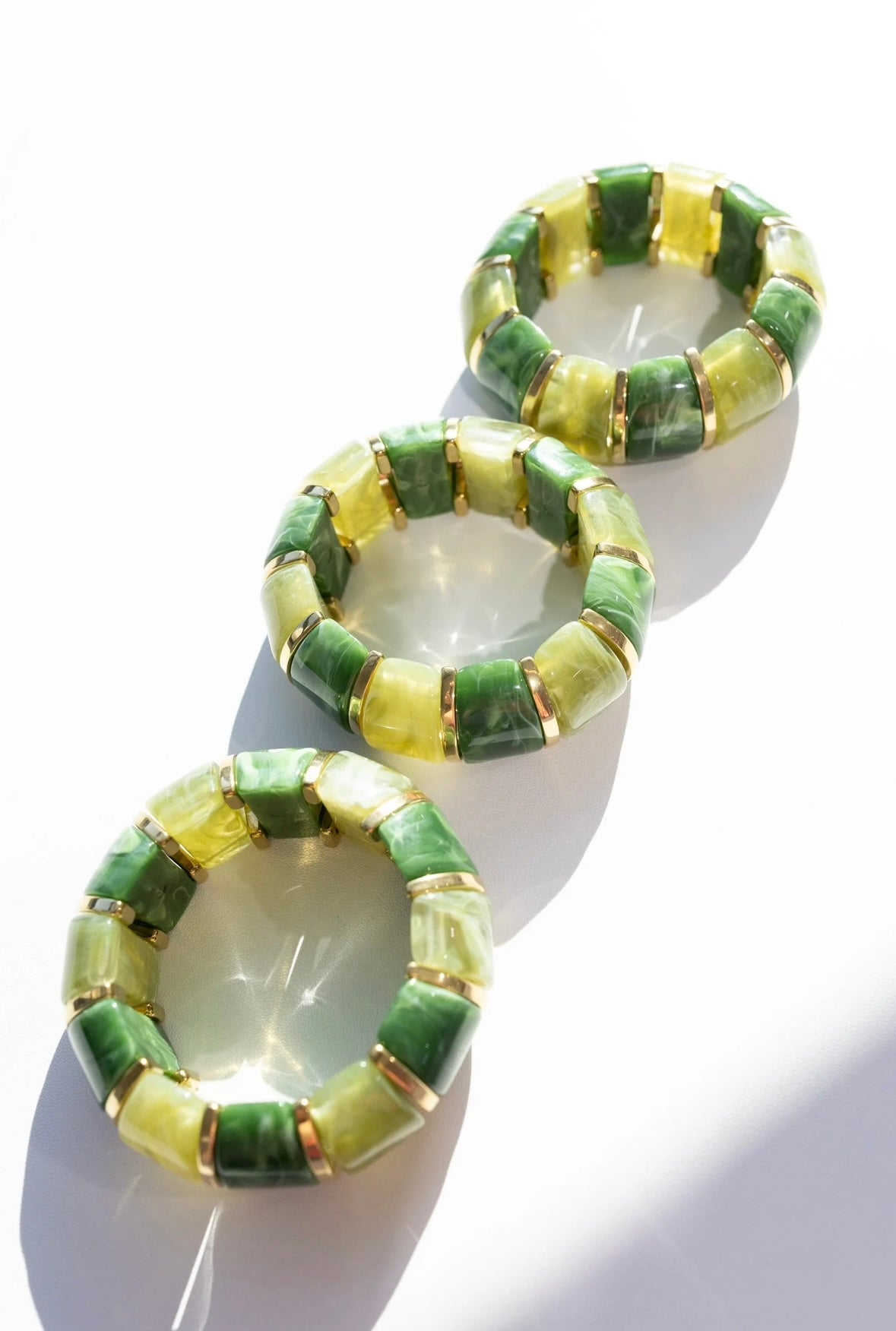 Bibi Stretch Bracelet- Green