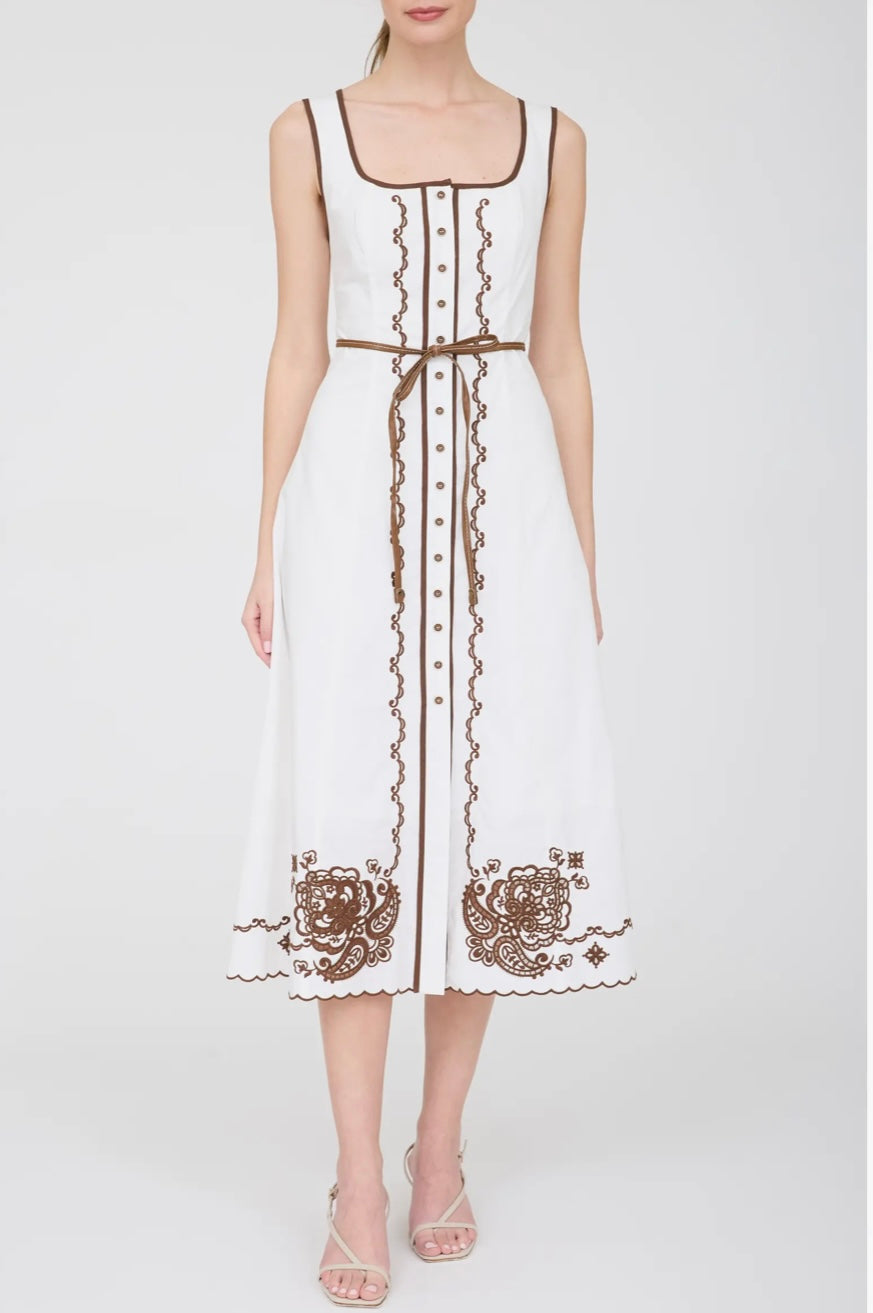 Floral Embroidered Dress