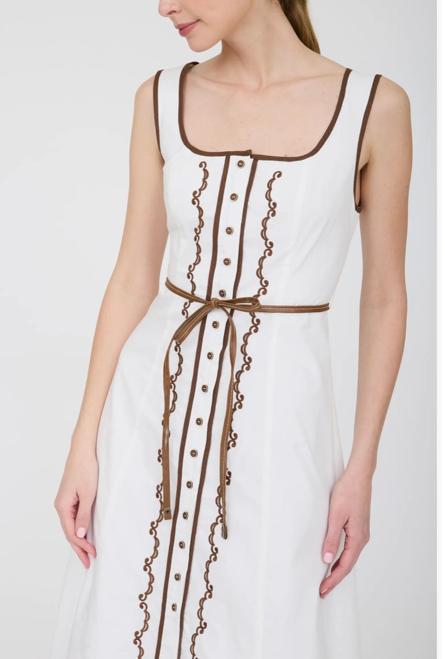 Floral Embroidered Dress