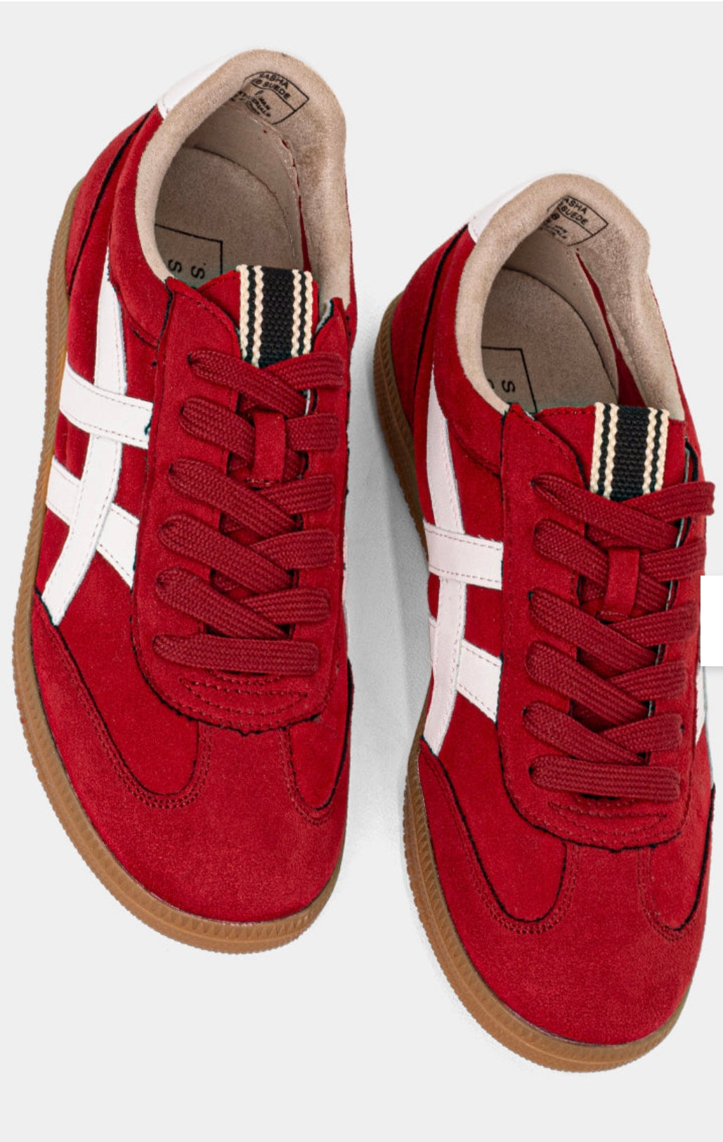 Sasha Red Suede