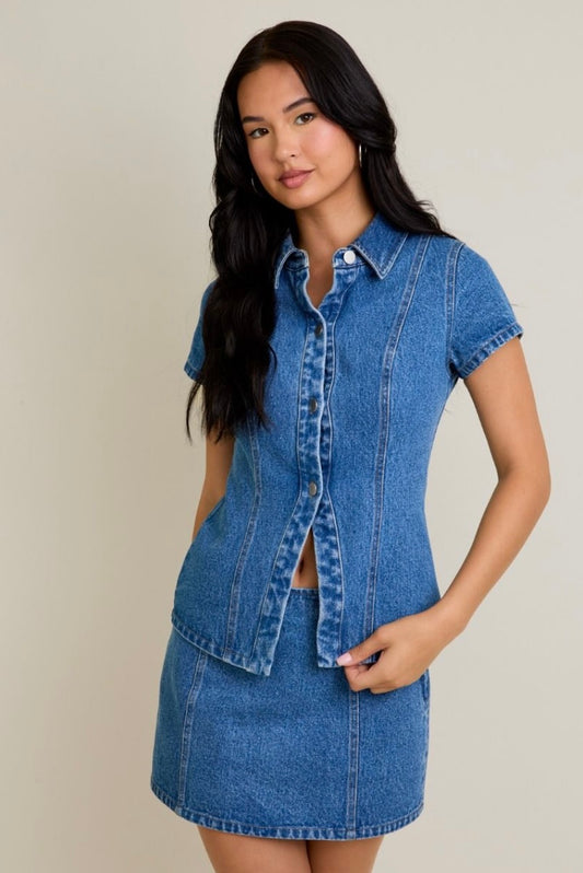 Wiley Denim Top