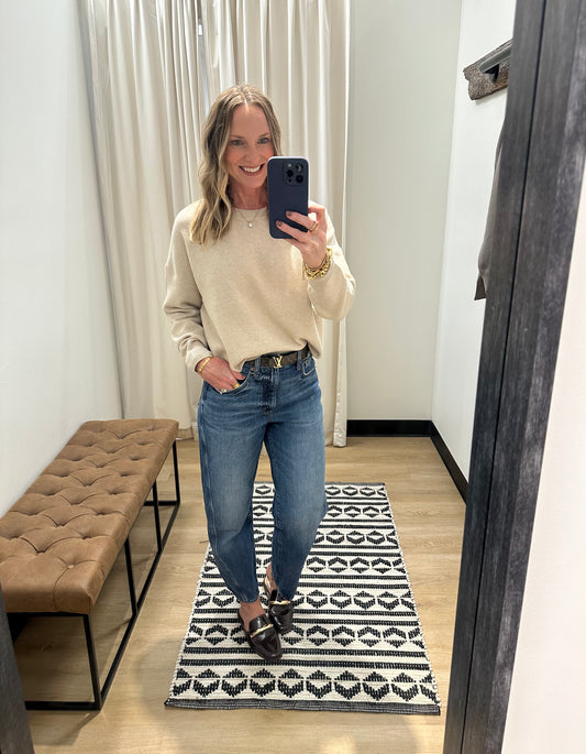 Carson Sweater- Beige
