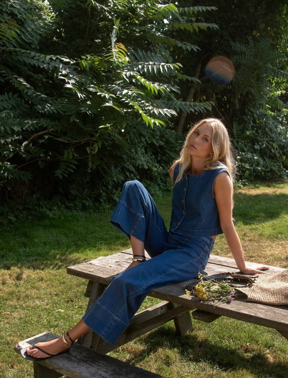 Denver Pintuck Crop Pants