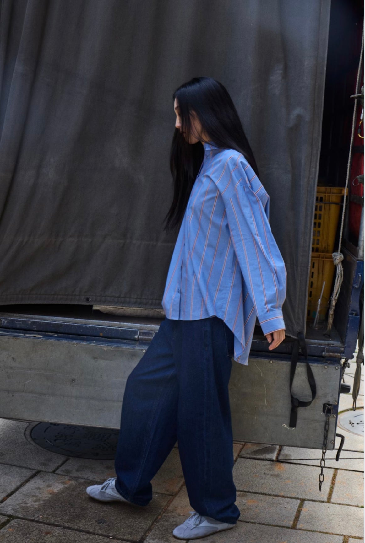 Palmer Striped Button Down