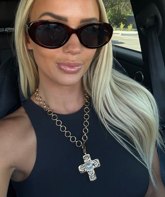 Harper Cross Necklace