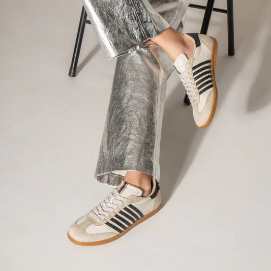 Stevie Sneaker- White/Black