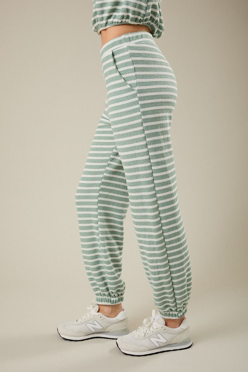 Raylee Knit Jogger- Sage