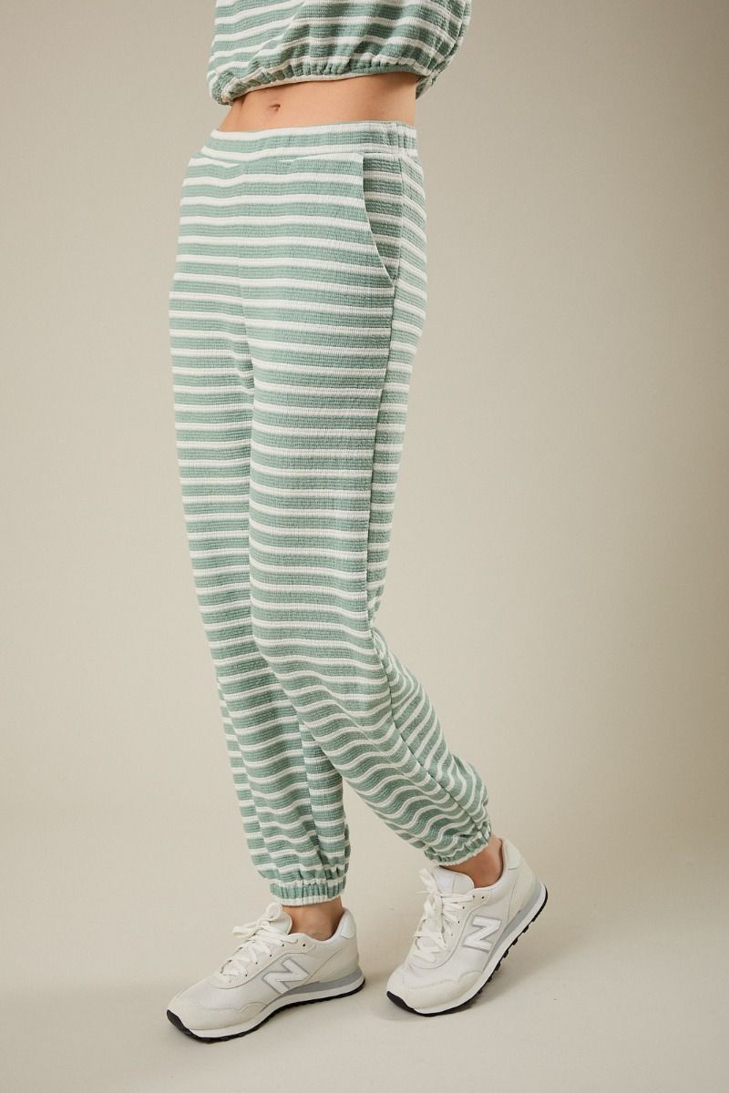 Raylee Knit Jogger- Sage