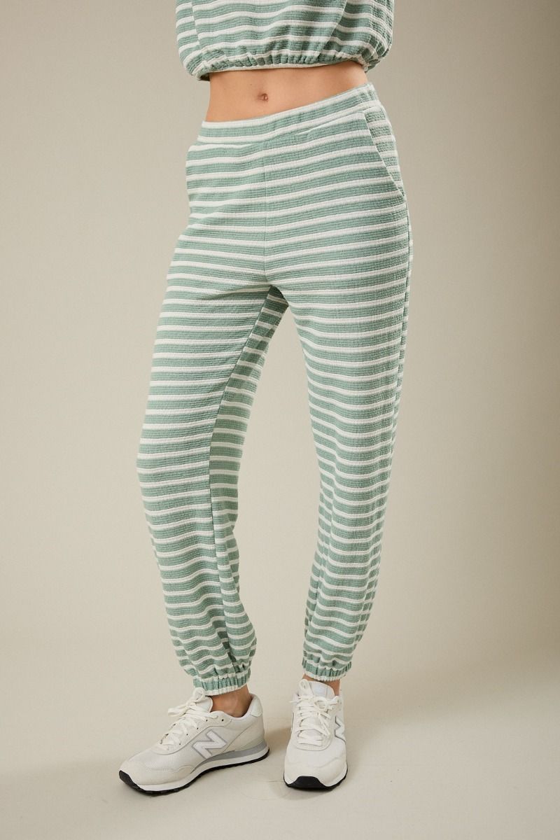 Raylee Knit Jogger- Sage