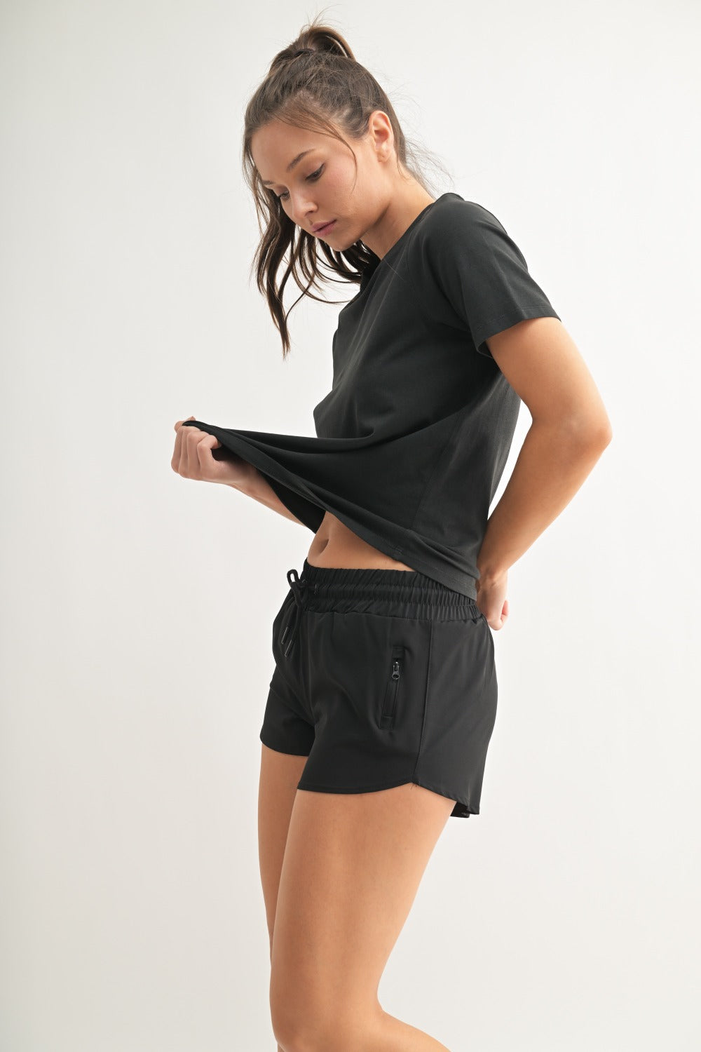 Classic Boxy Fit Tee- Black