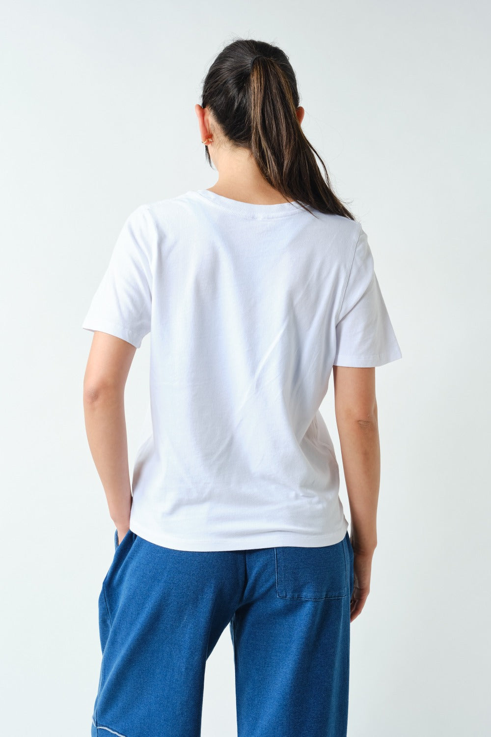 Classic Boxy Fit Tee- White