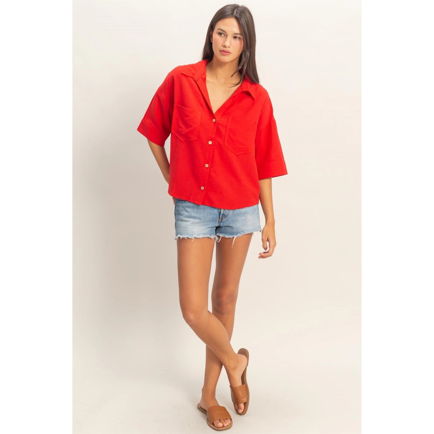 Dani Button-Up Top