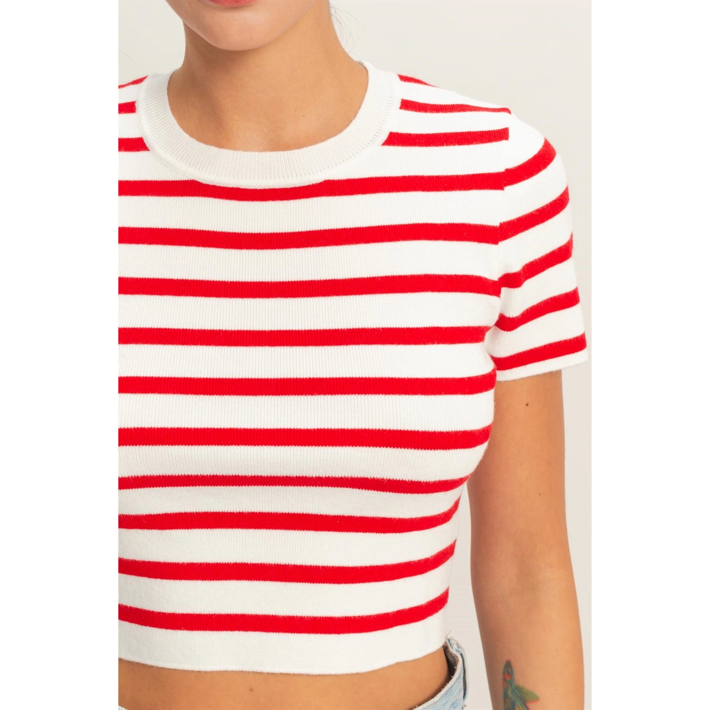 Kali Striped Crop Top