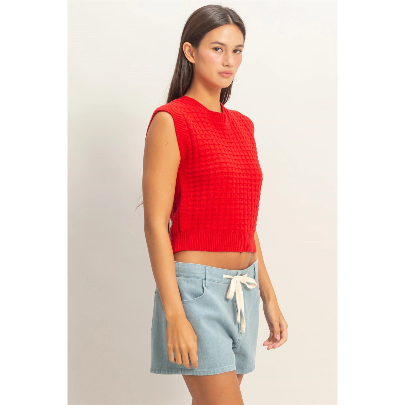 Ada Textured Knit Top