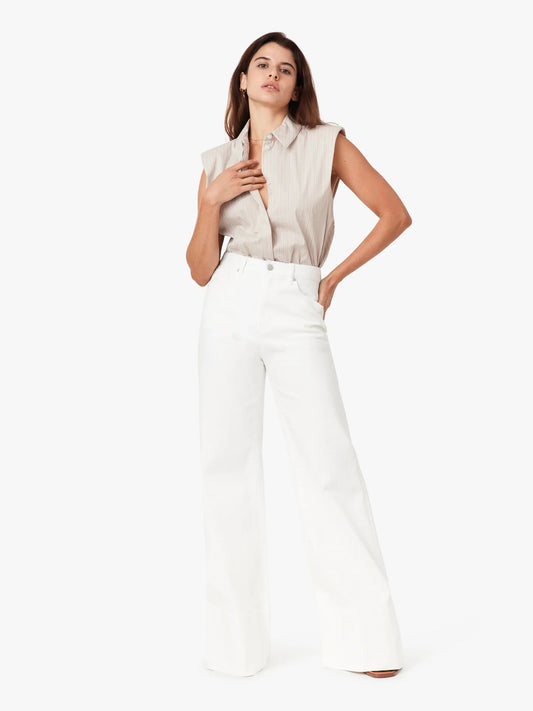 Emerson Relaxed Flare- White