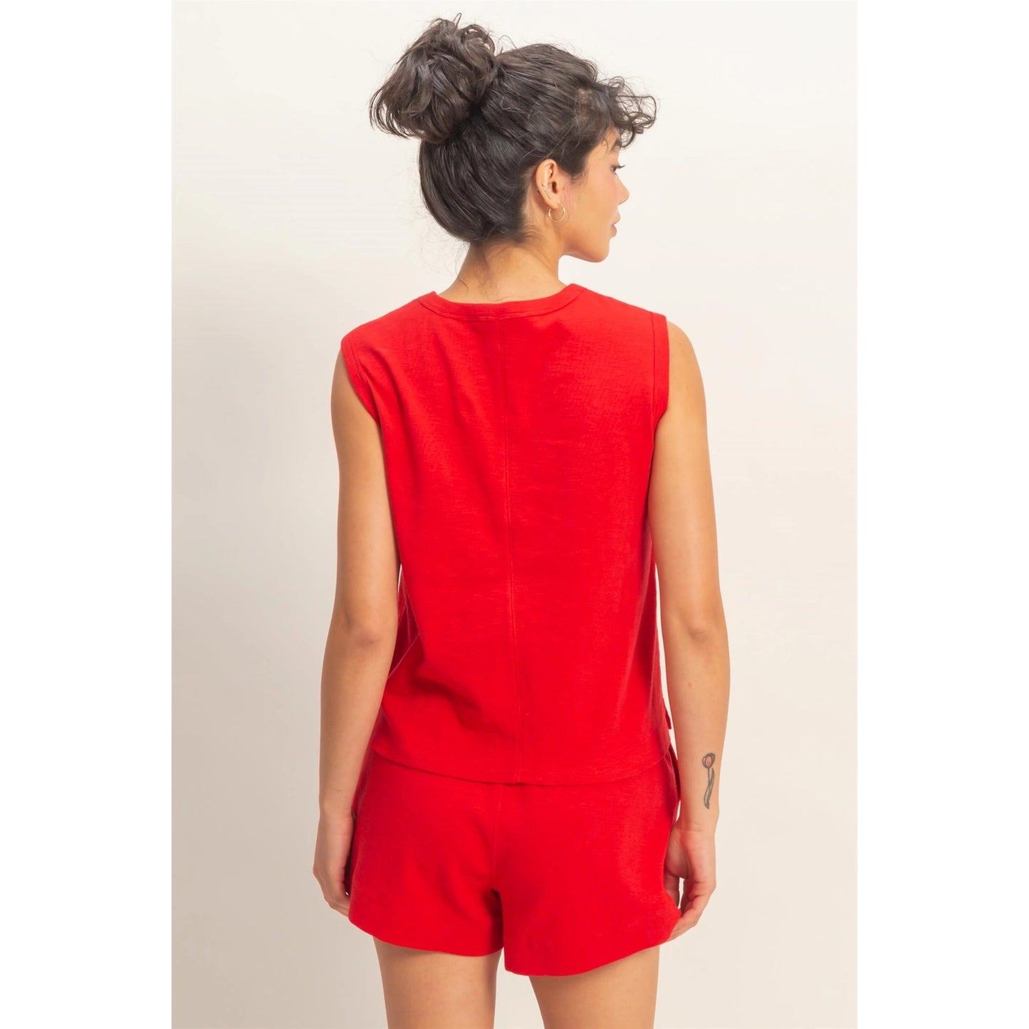 Carlee Tank- Red