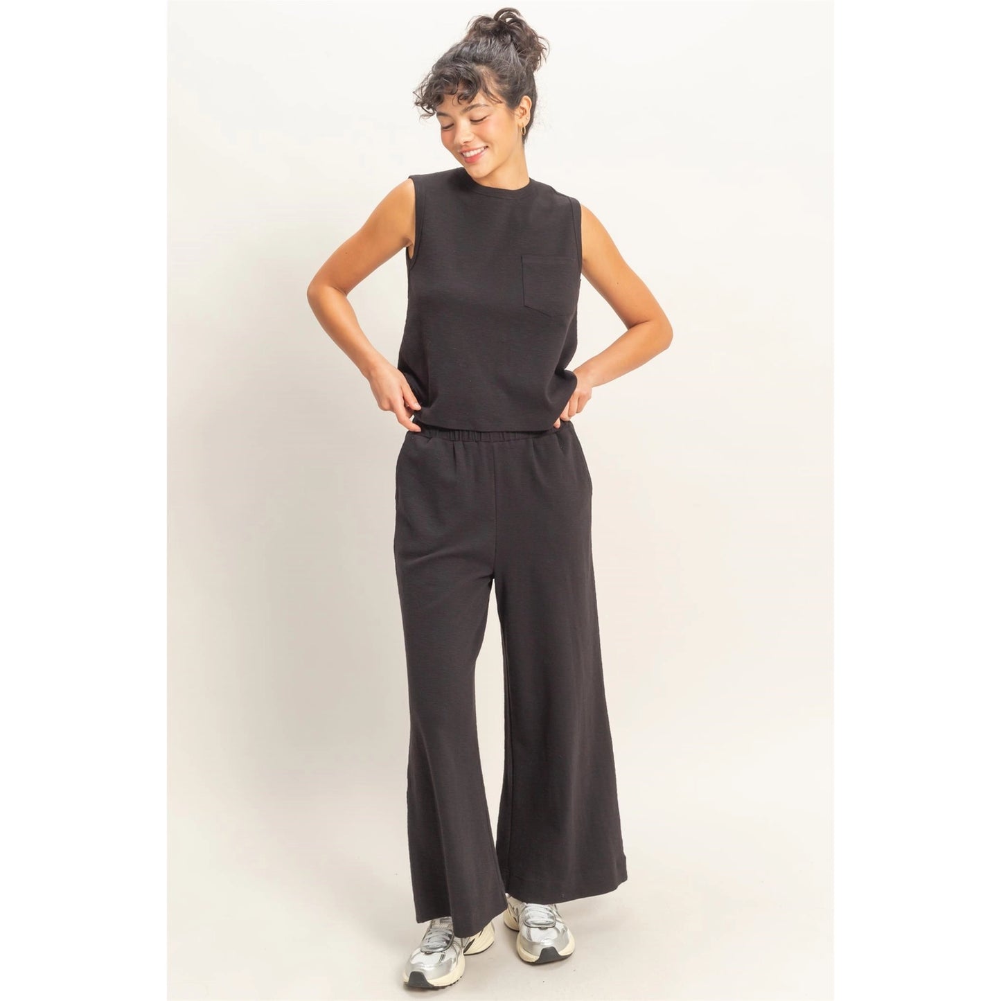Carlee Tank- Black