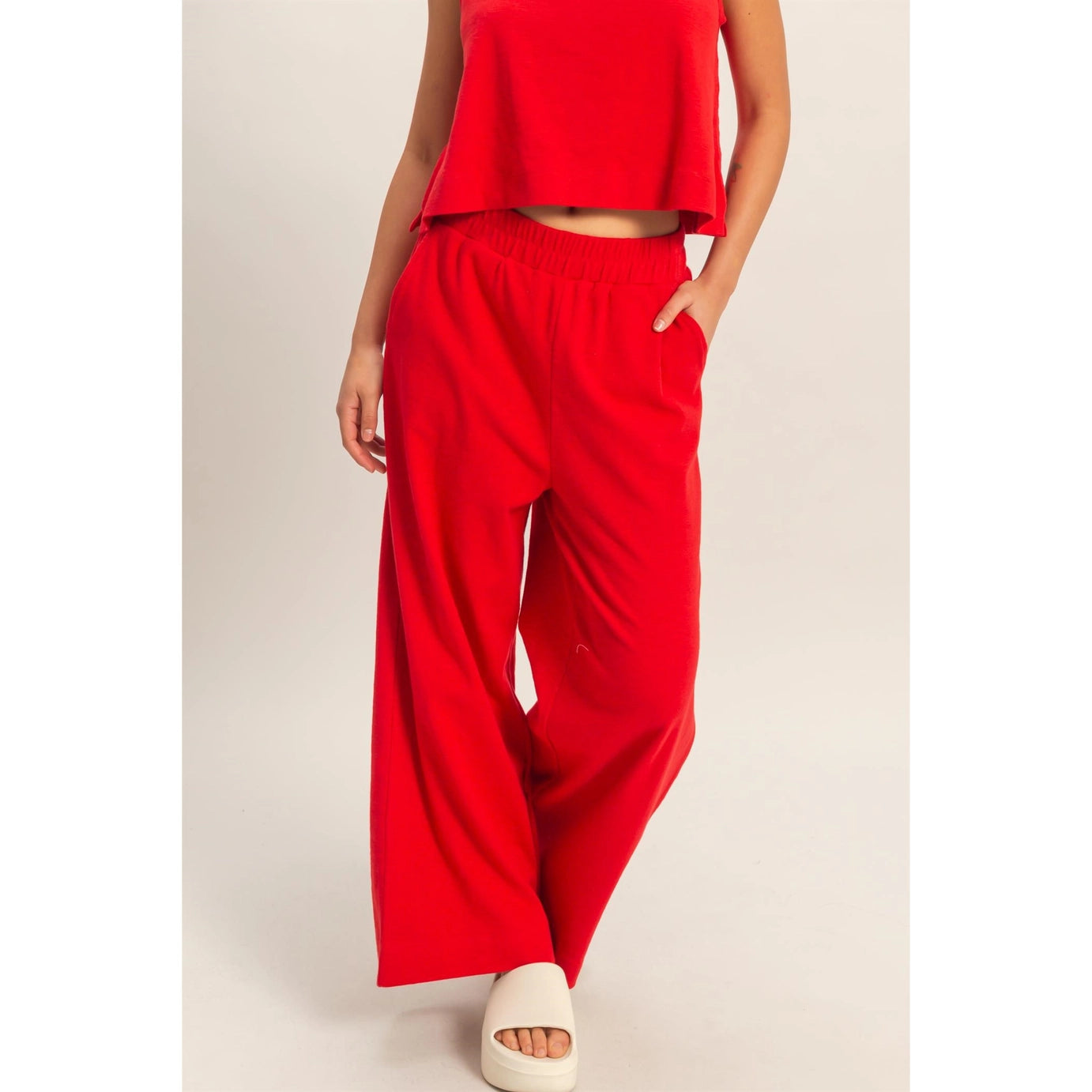 Carlee Pant- Red
