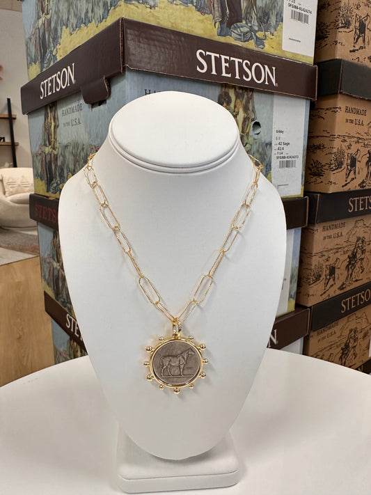 Horse Pendant Necklace