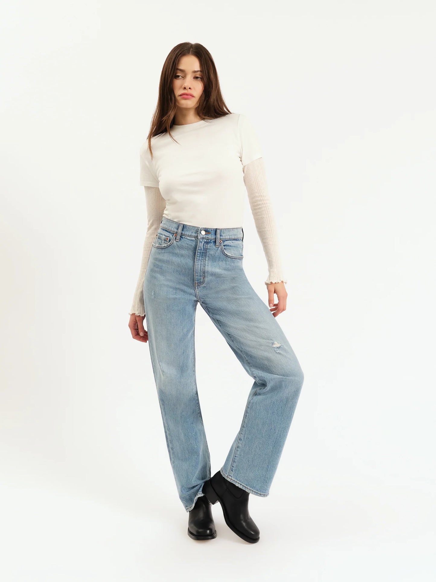 City Straight High Rise in Be Mine Vintage