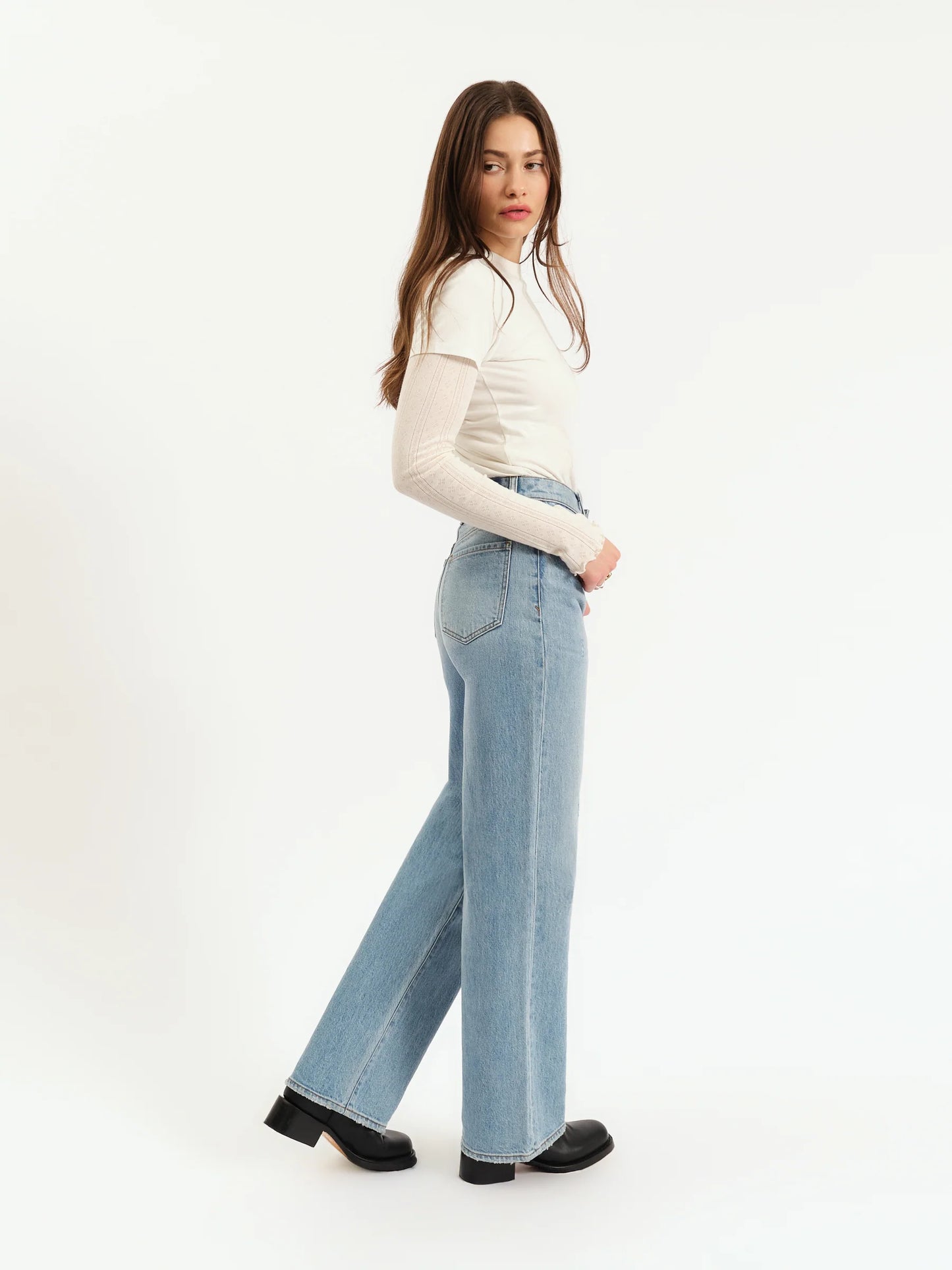 City Straight High Rise in Be Mine Vintage
