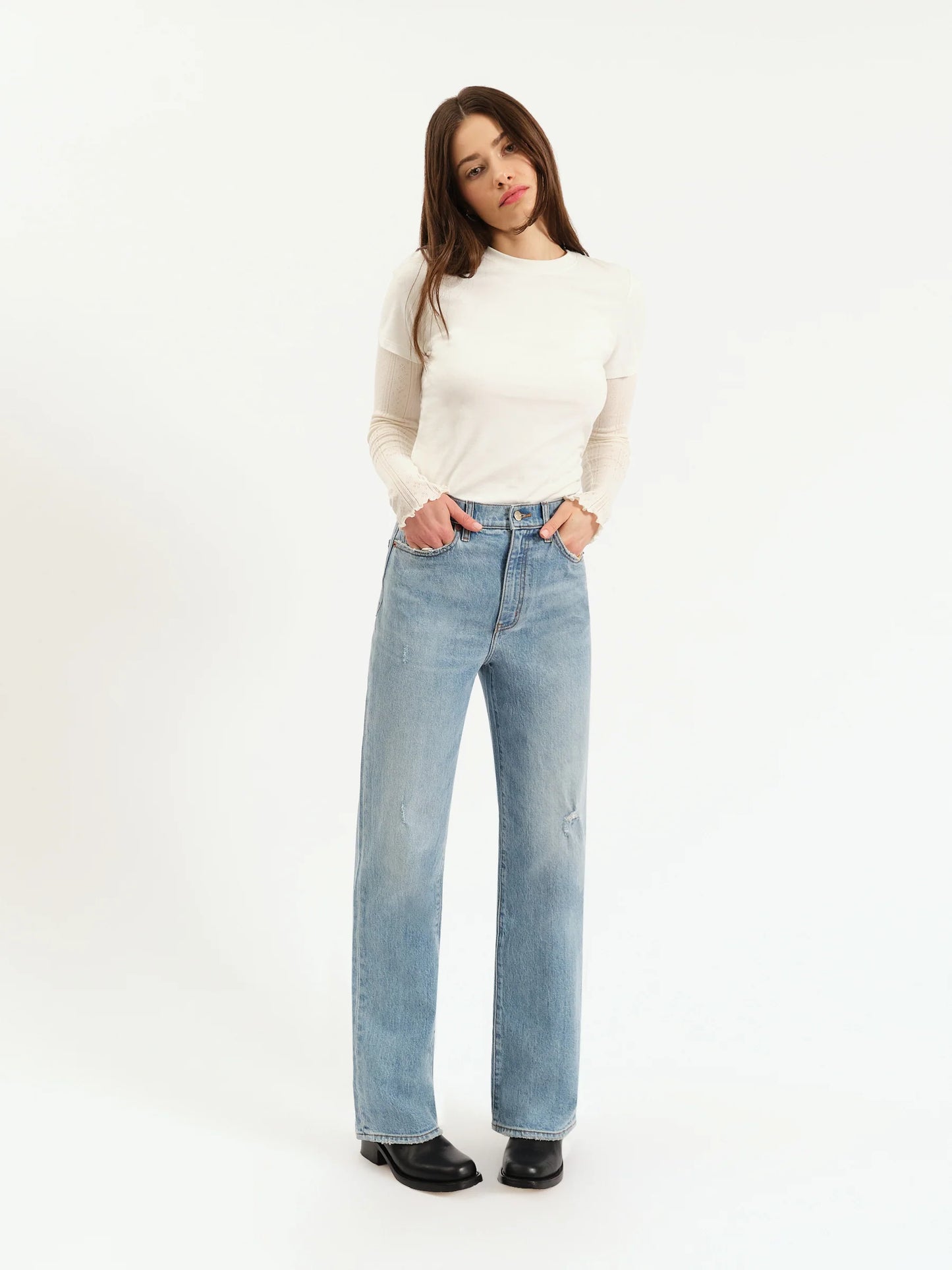 City Straight High Rise in Be Mine Vintage