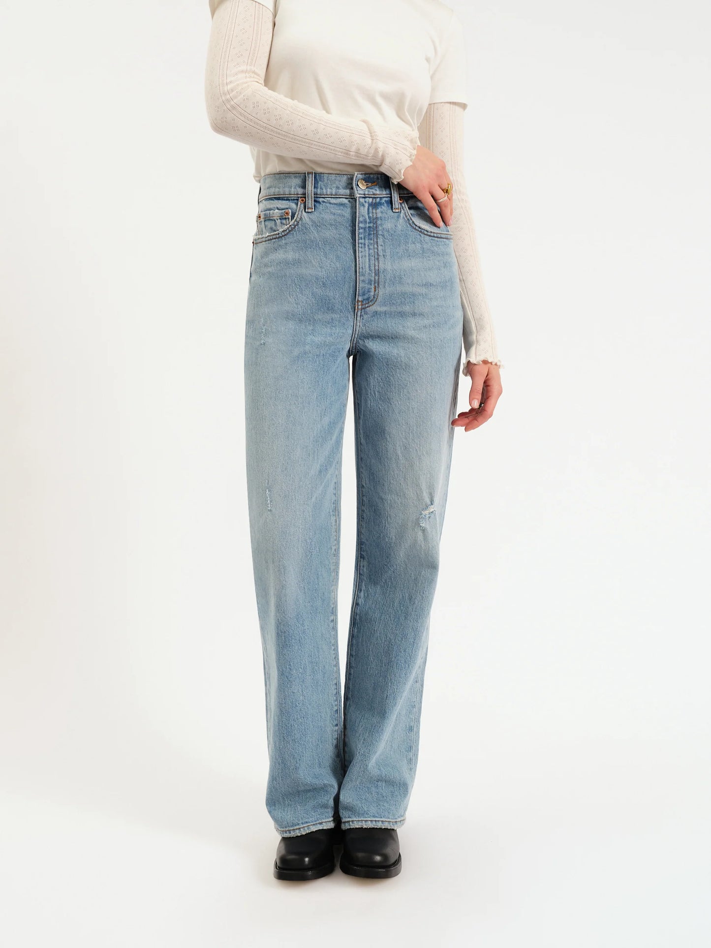 City Straight High Rise in Be Mine Vintage