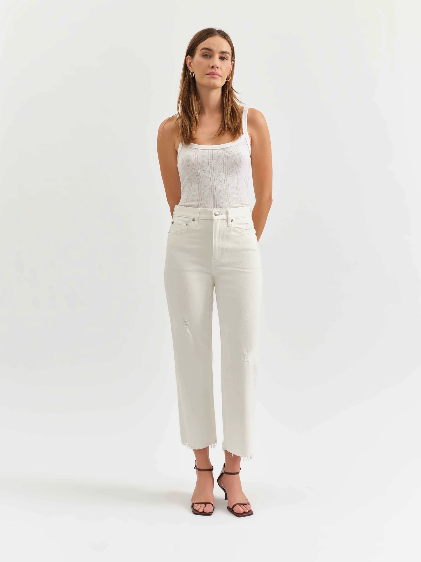 Sundaze Crop Straight in Swan
