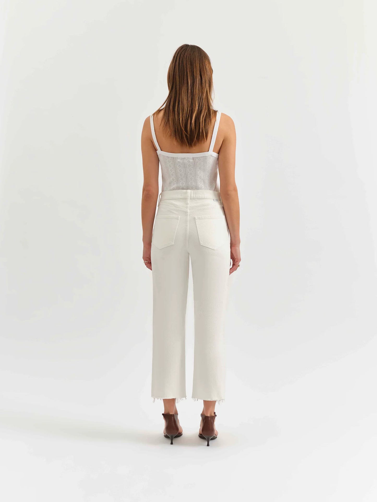 Sundaze Crop Straight in Swan
