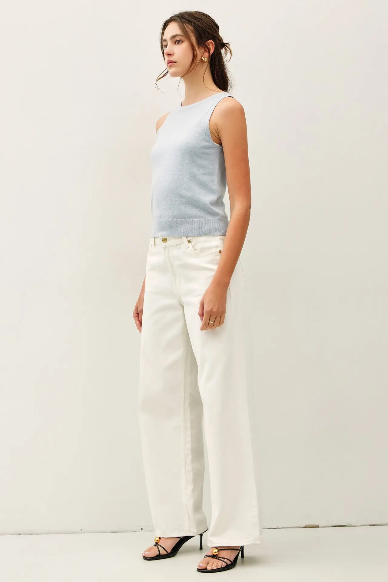 Marisol Tank- Dusty Blue