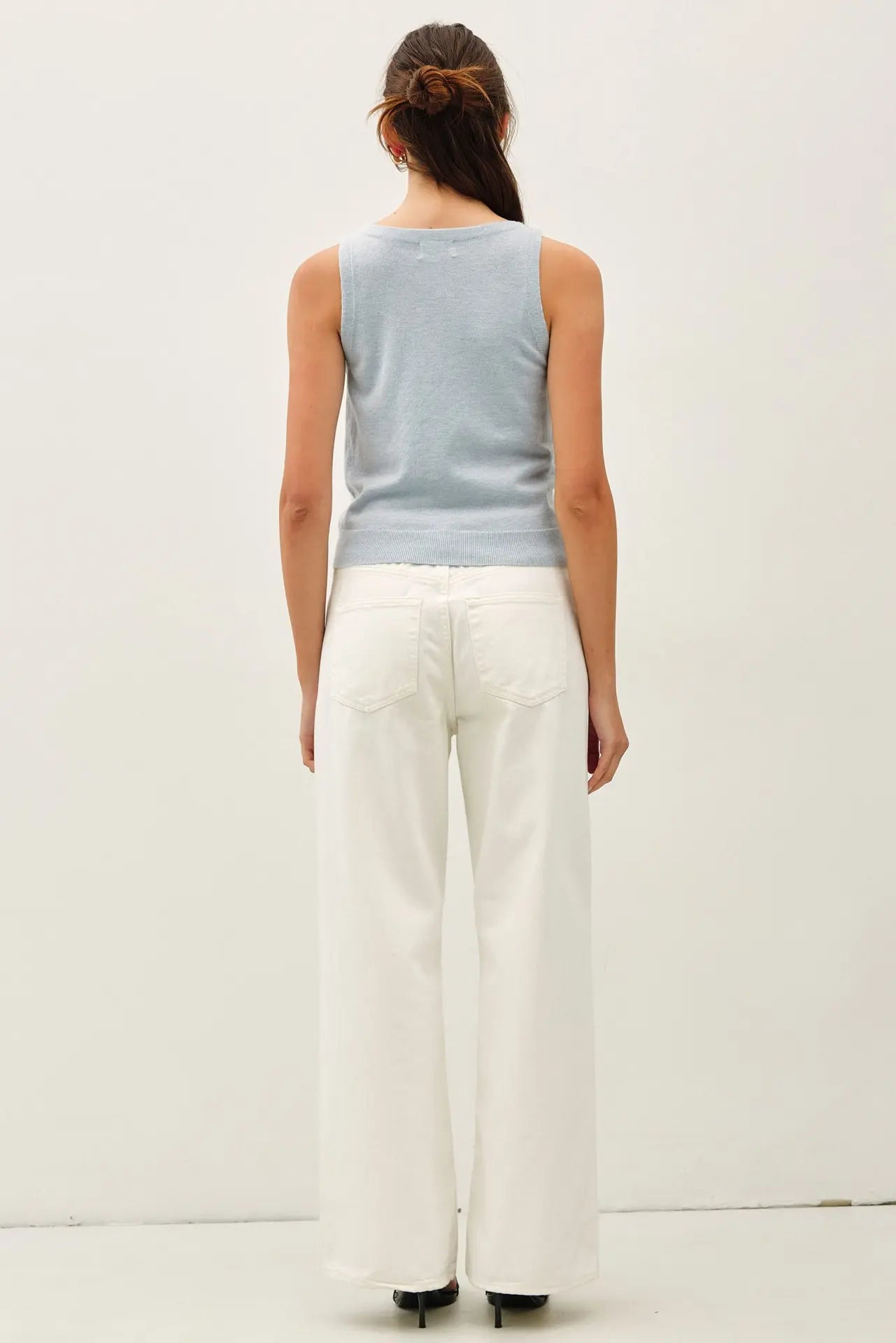 Marisol Tank- Dusty Blue