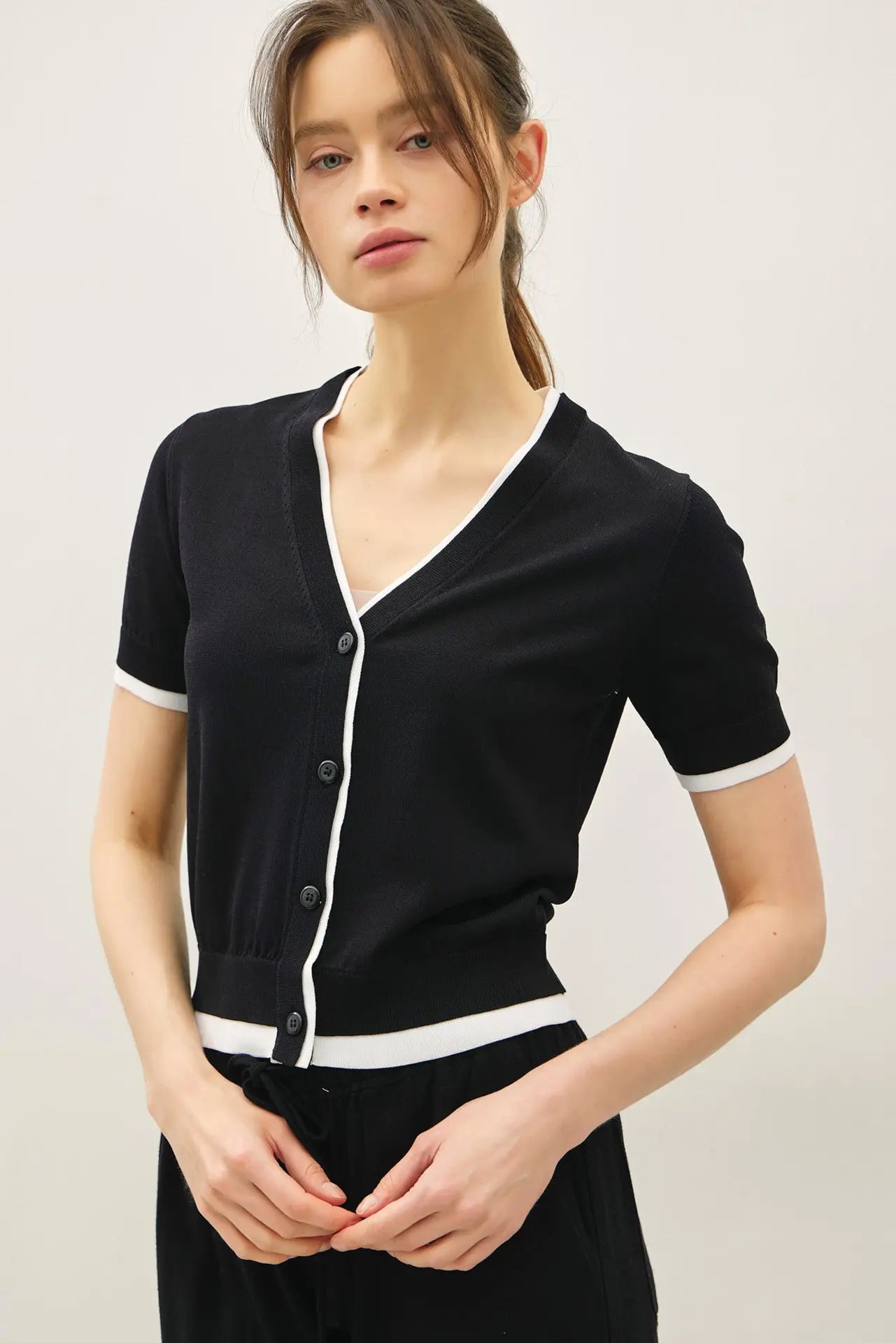 Harmony Cardigan-Black