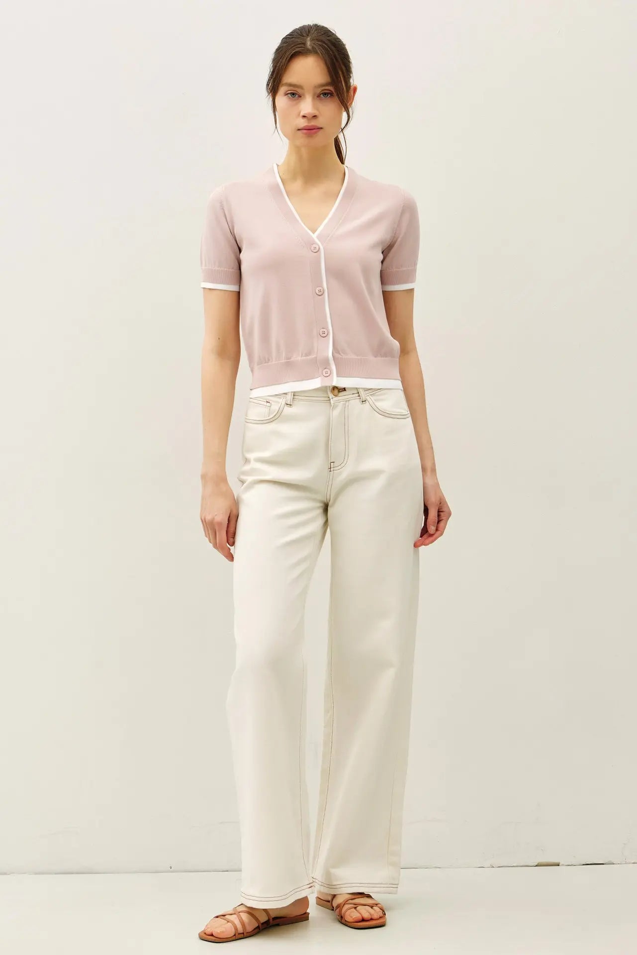 Harmony Cardigan-Blush