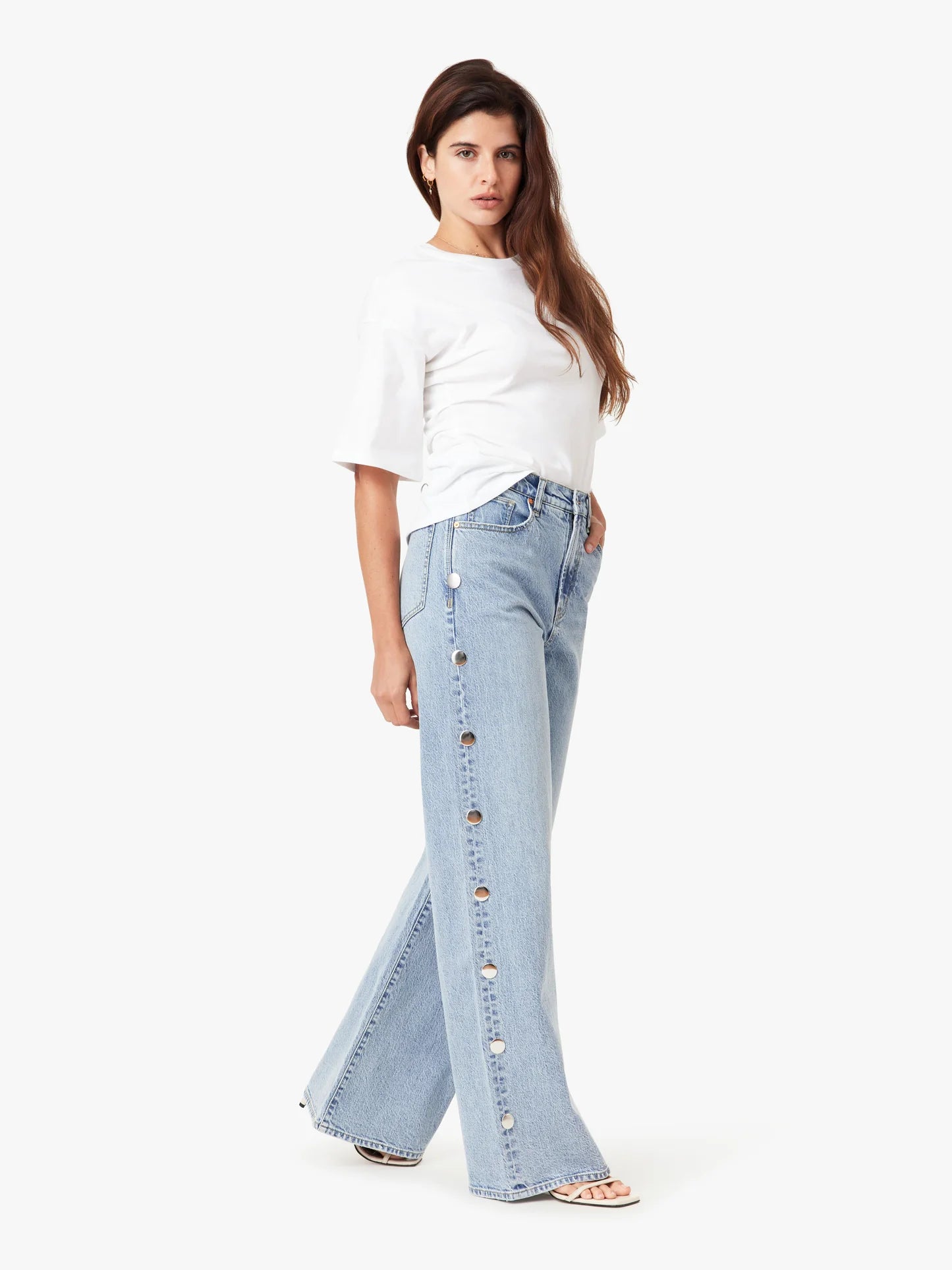 Gemma Studded Wide Leg Slouch