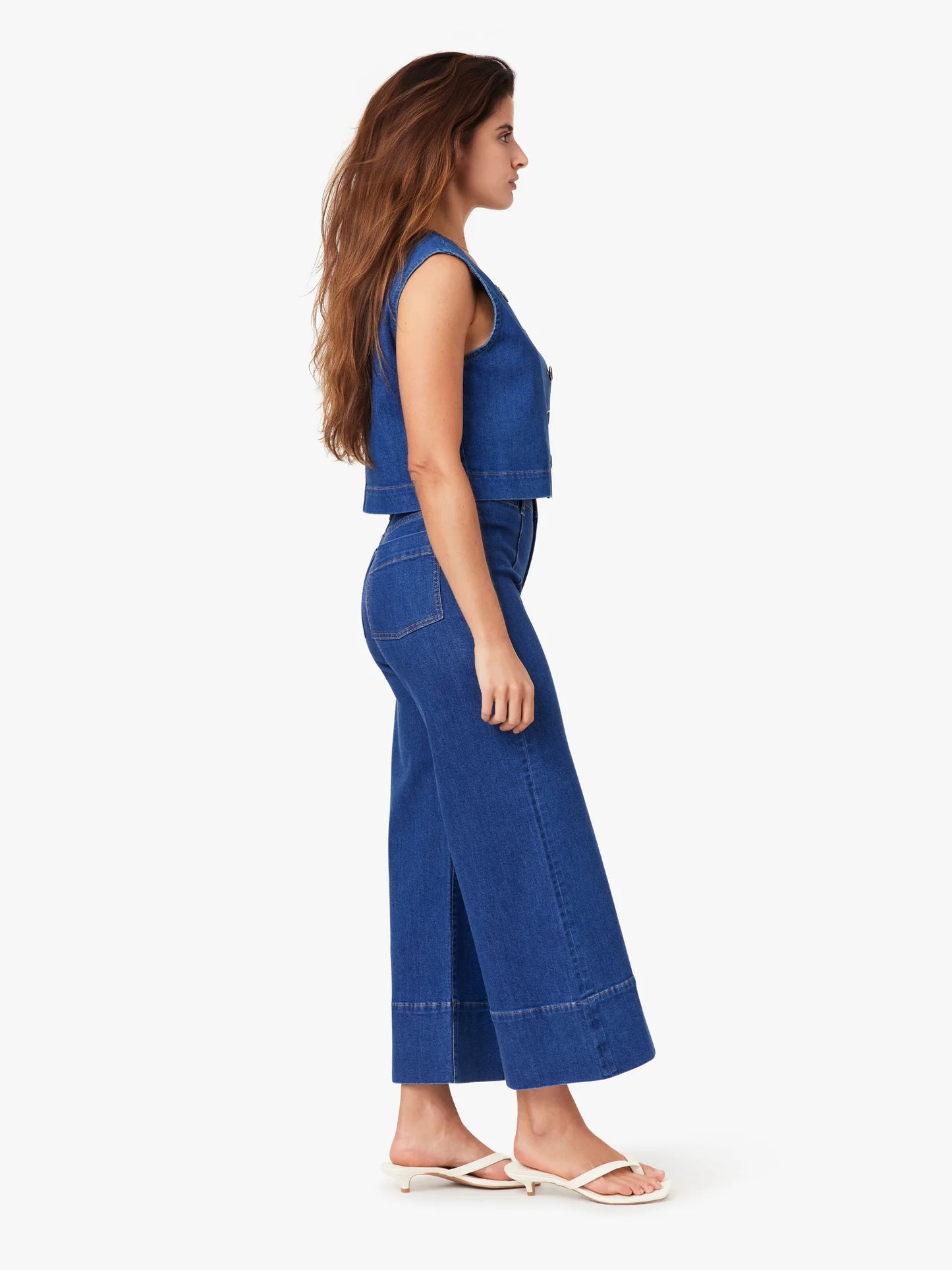 Denver Pintuck Crop Pants