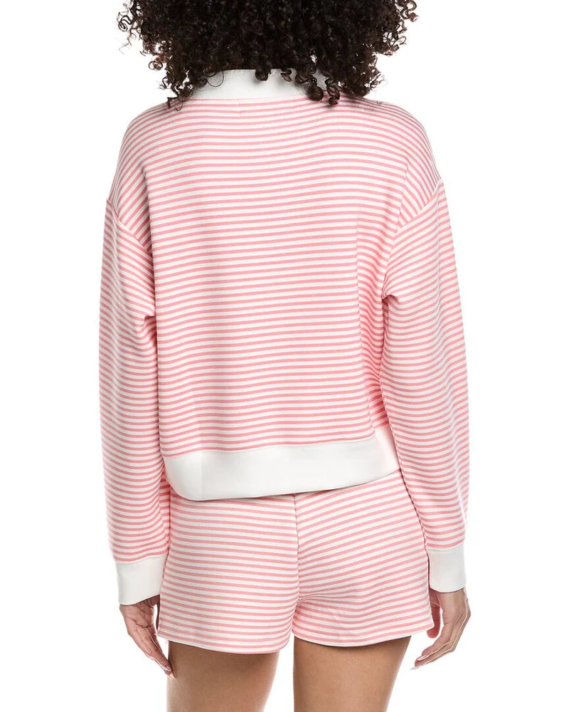 Masie Cloud Fleece Top- Pink