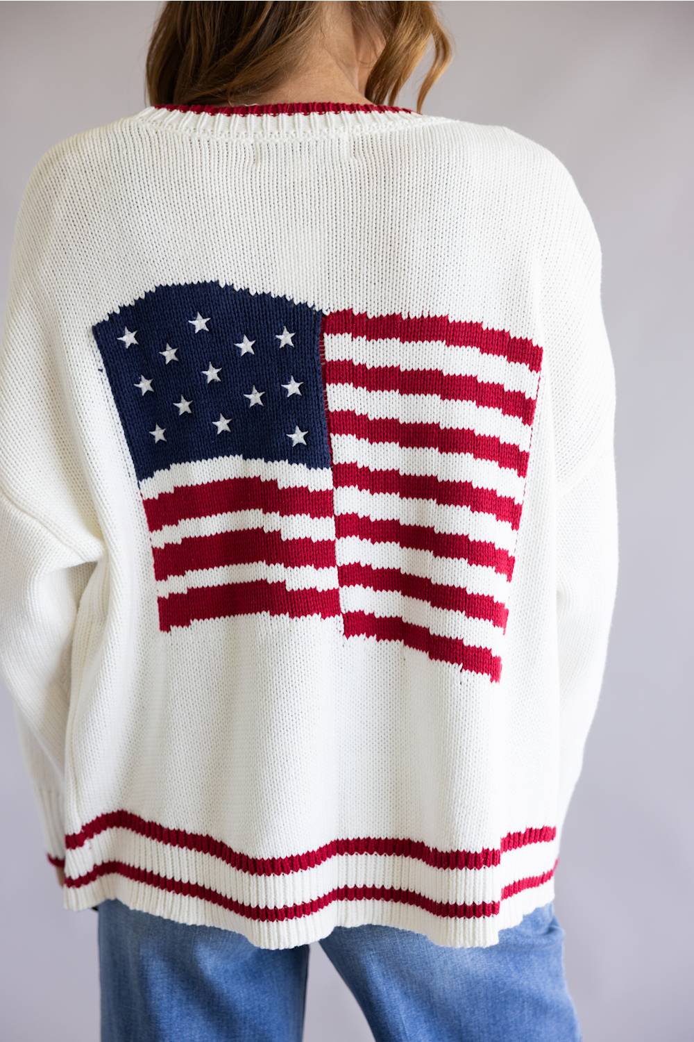 American Flag Cardigan