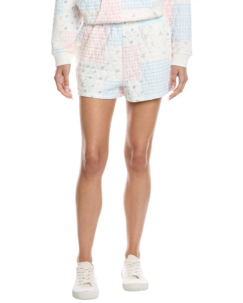 Pastel Patchwork Quilted Short