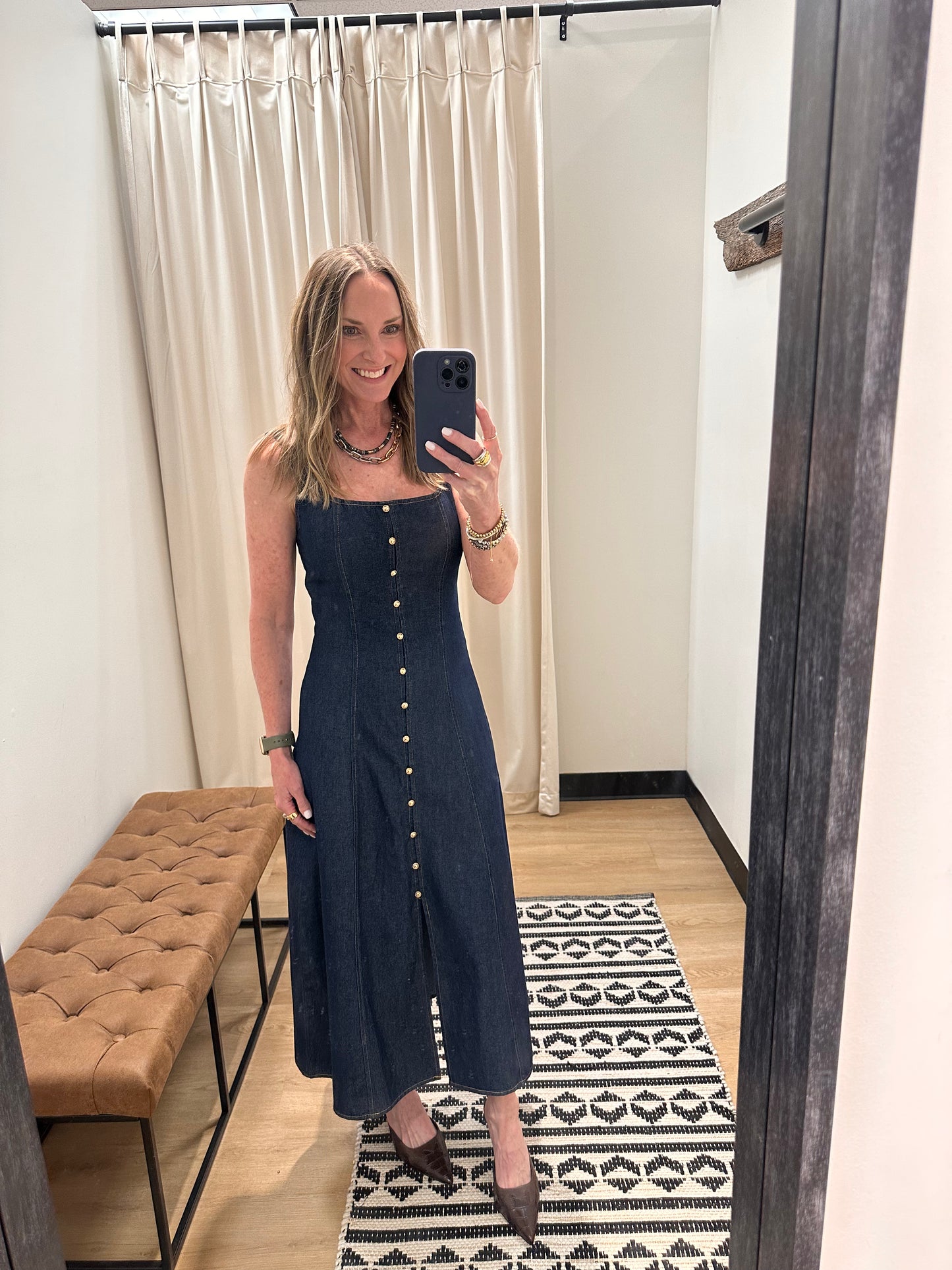 Chandler Dark Denim Dress