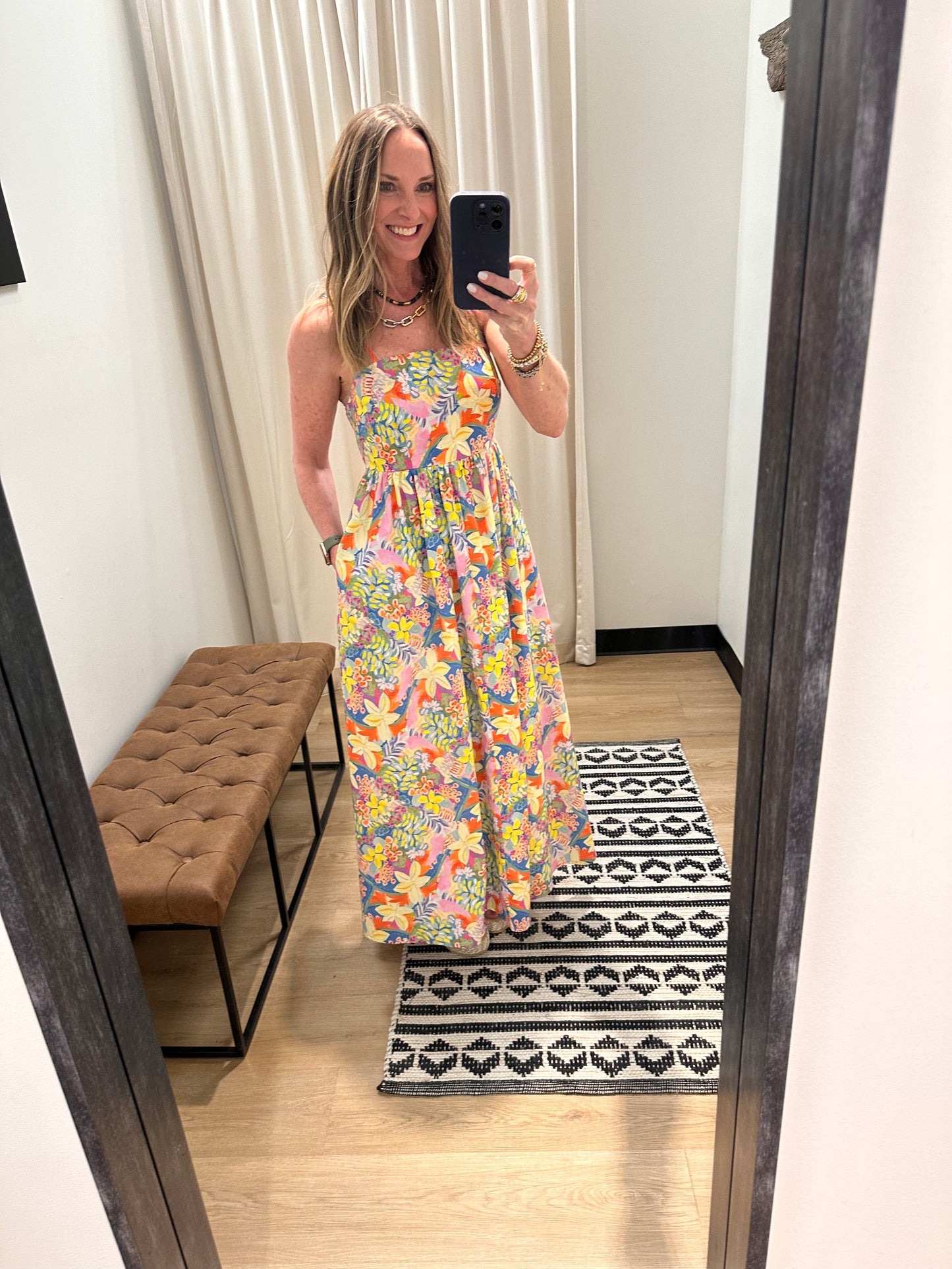 Eros Bouquet Maxi Dress