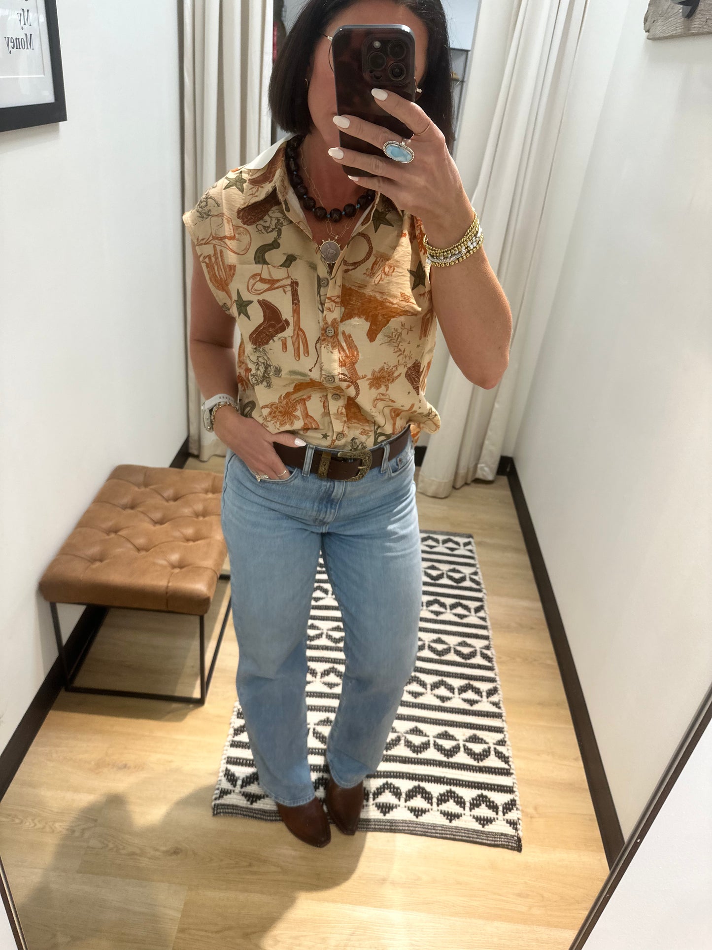 Gretchen Western Top