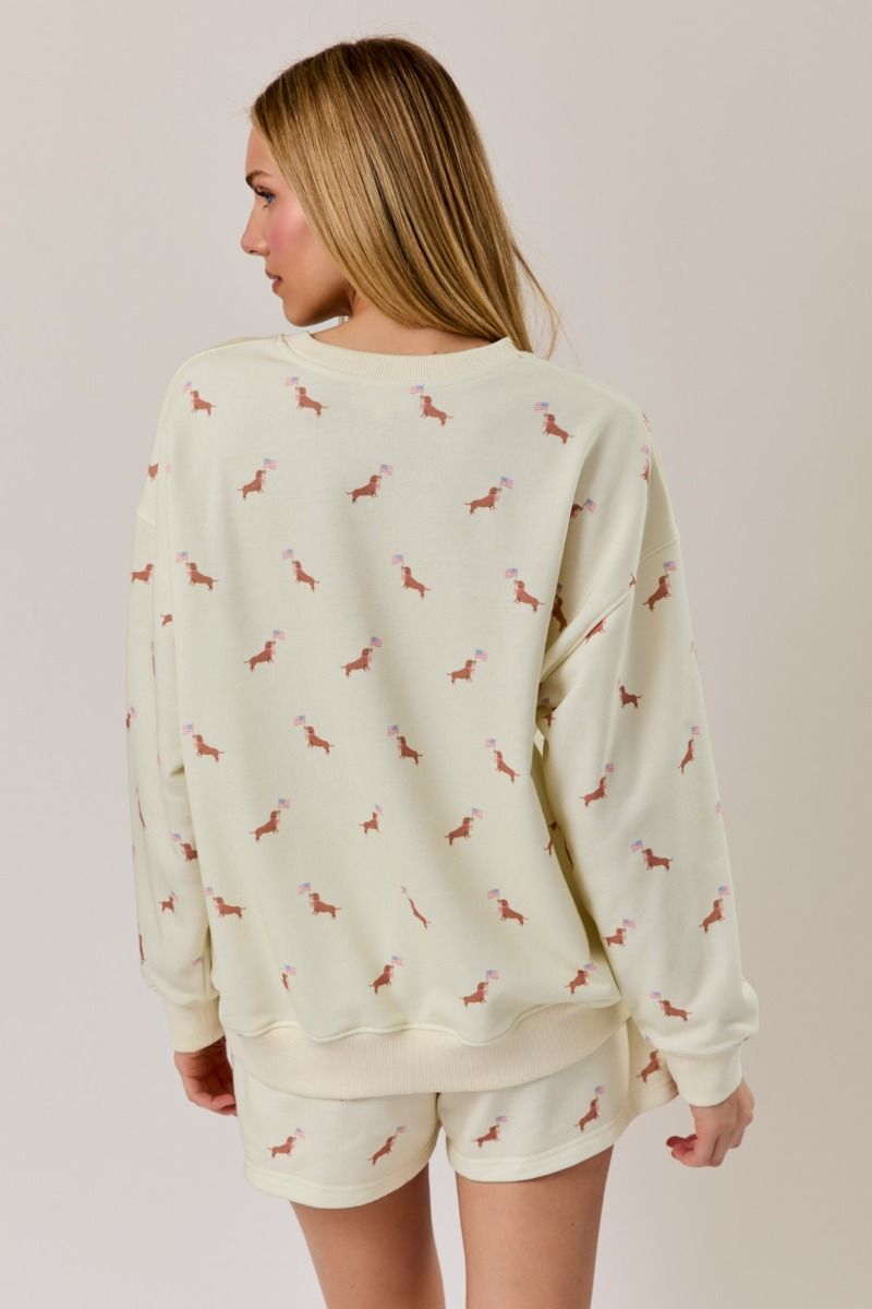 Winnie Sweatshirt- White
