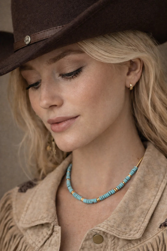 Turquoise Beaded Necklace