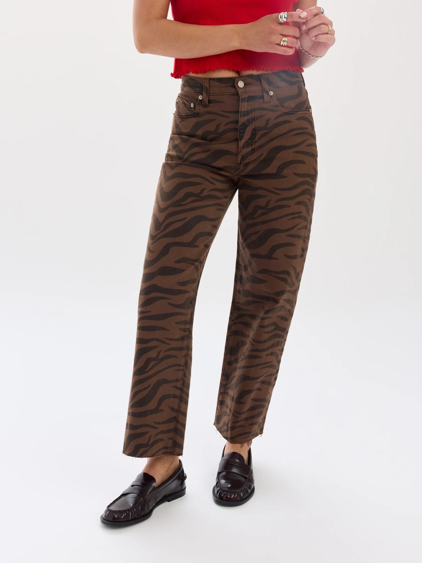 Pleaser in Desert Zebra