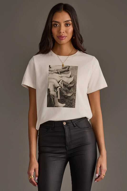 Cowgirl Boots with Bows Tee
