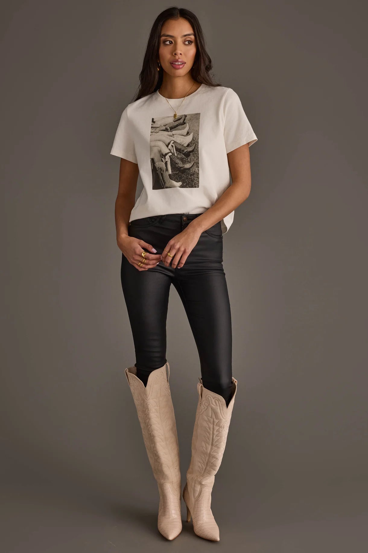 Cowgirl Boots with Bows Tee