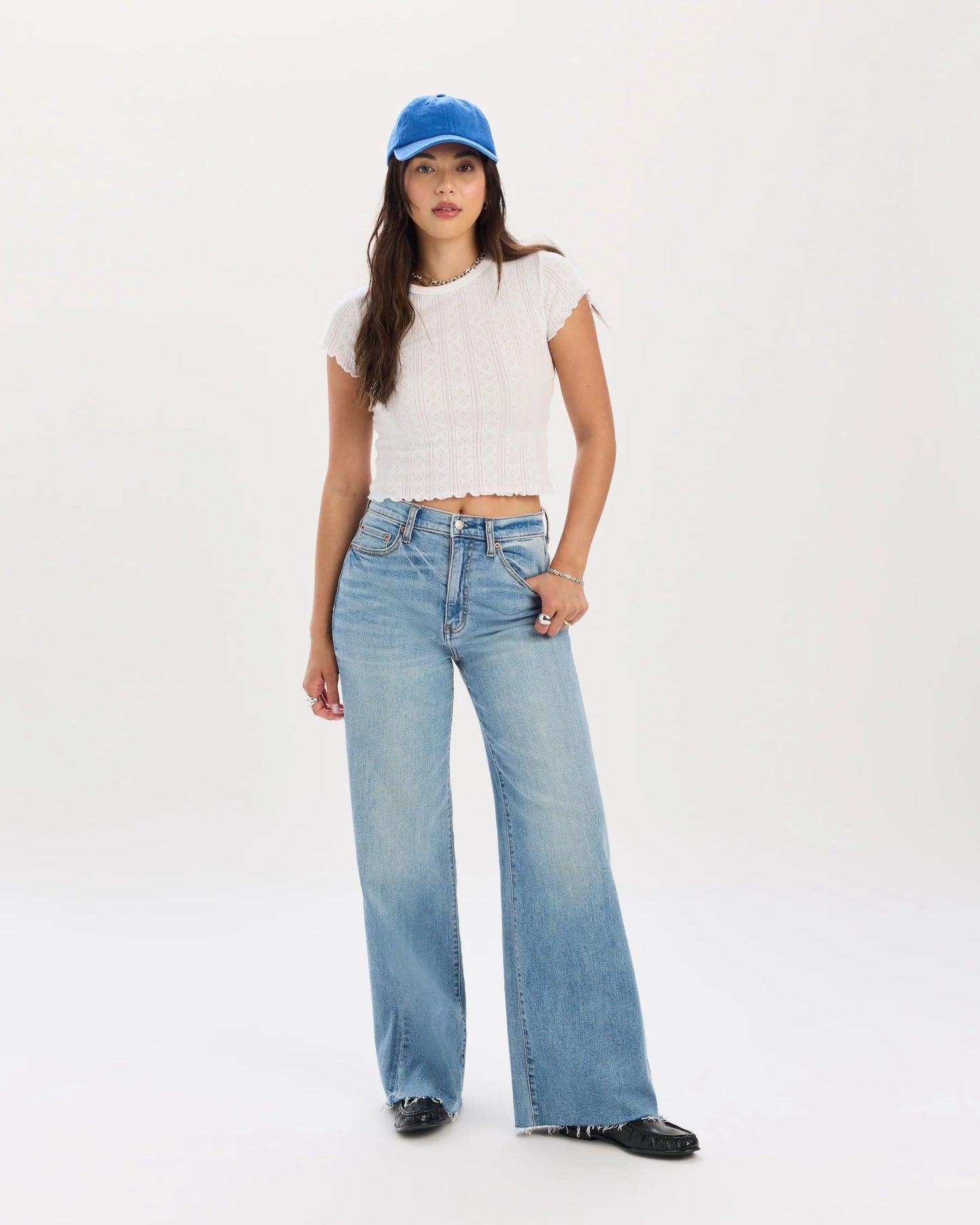 Far Out HR Wide Leg in Fools Gold