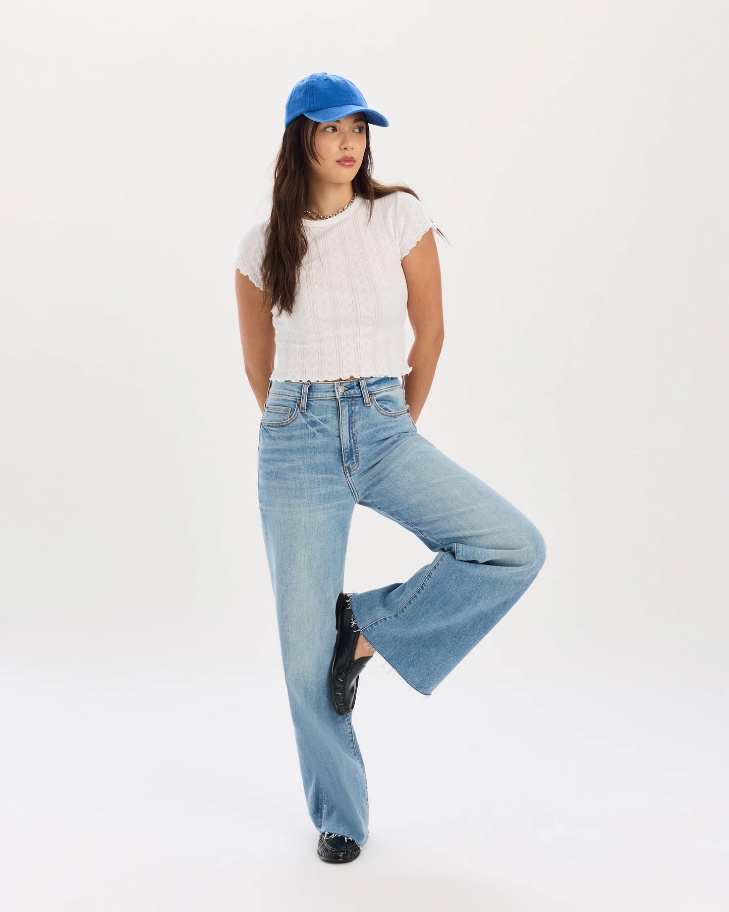Far Out HR Wide Leg in Fools Gold