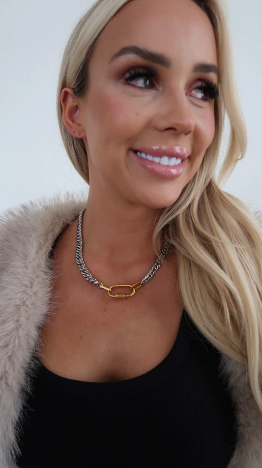 Stephanie Necklace- Silver
