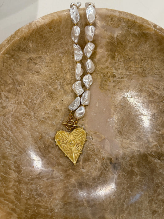 Blaze Pearl Necklace